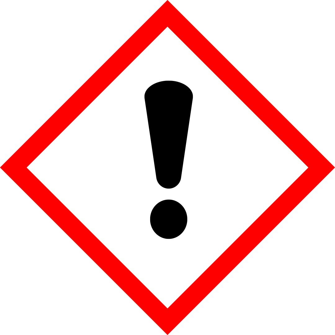 GHS07 - Exclamation mark